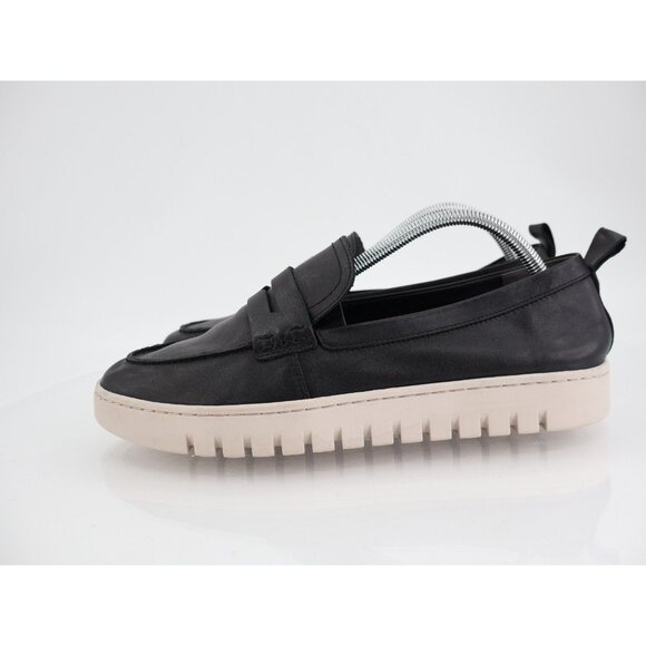 Vionic Uptown Loafer Women Size 11 Black Leather Slip On Platform Shoes - Picture 5 of 14